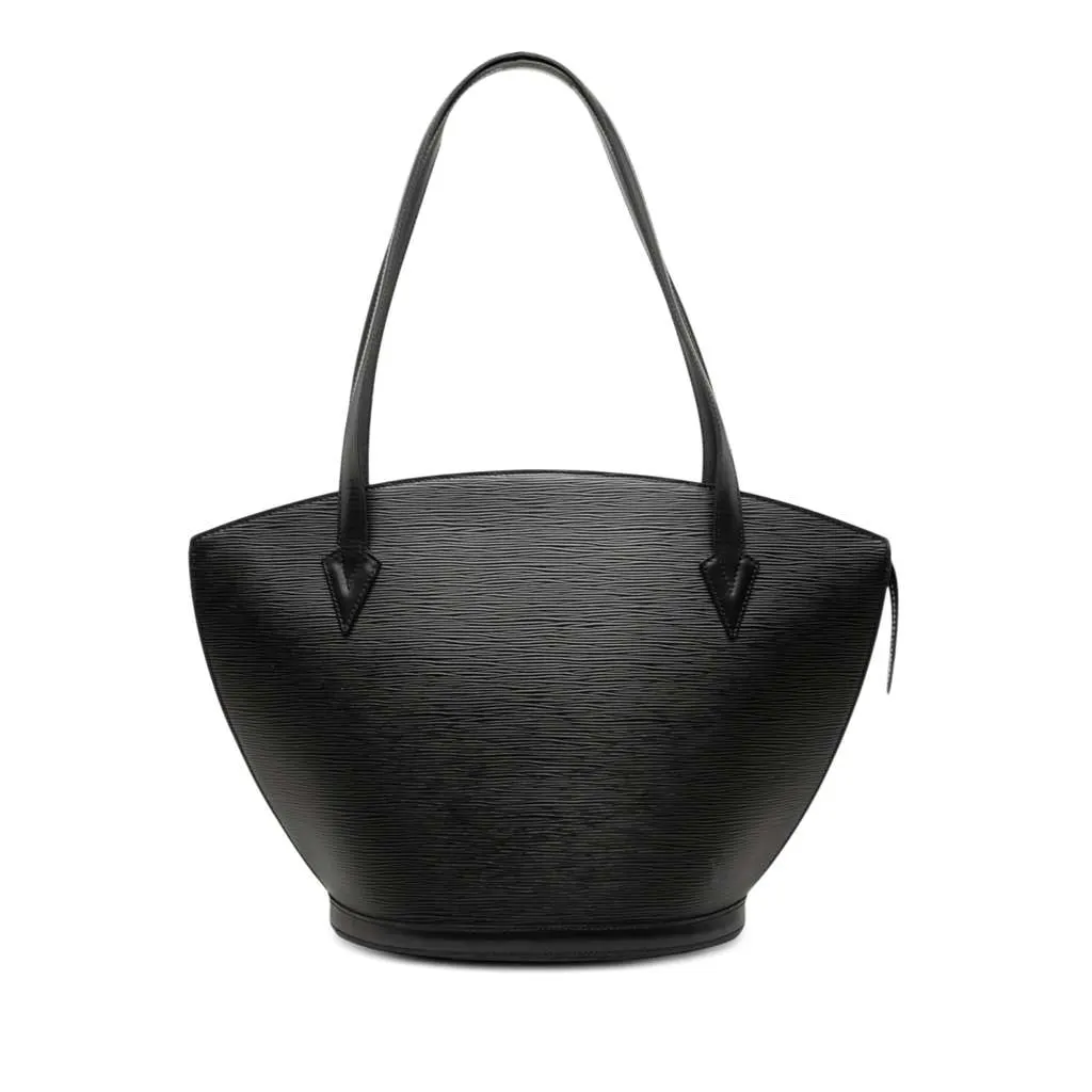 Louis Vuitton Epi Saint Jacques GM Long Strap Black Leather Good - Front View
