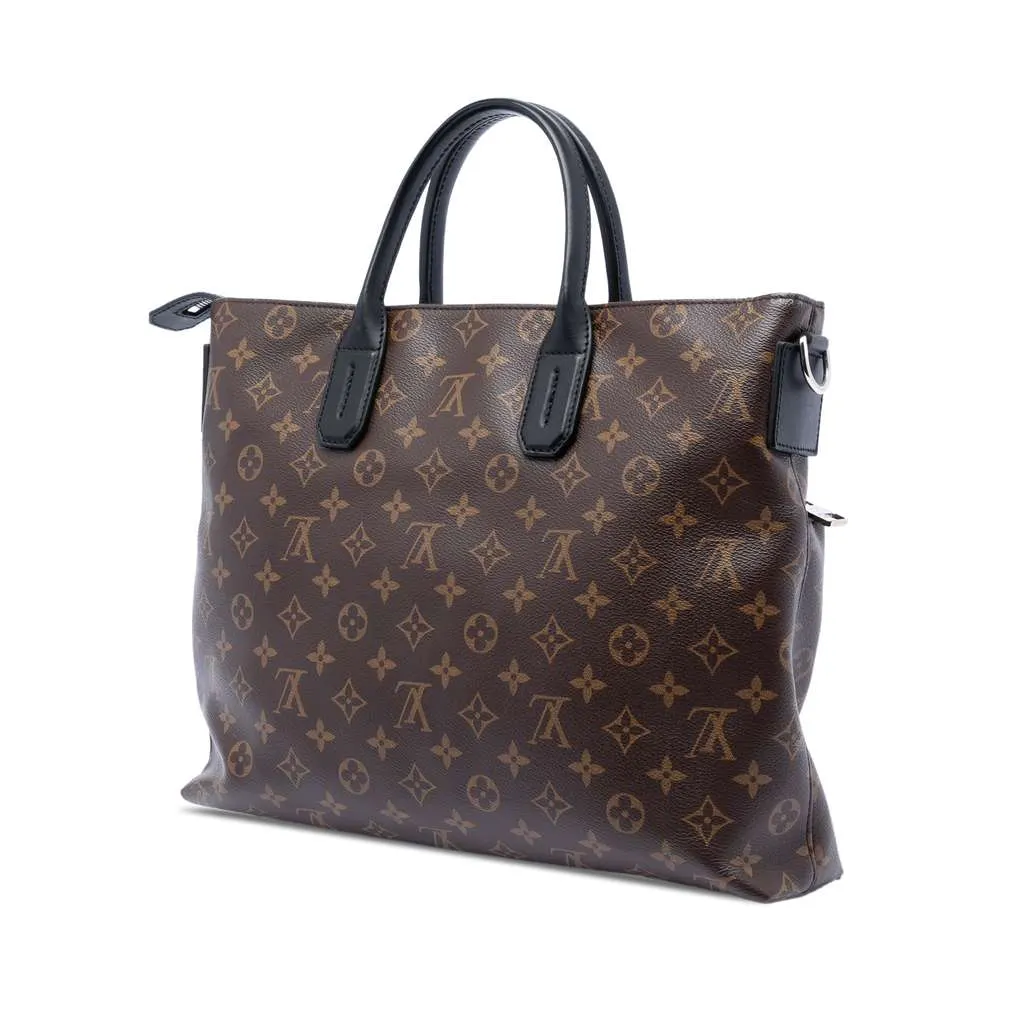 Louis Vuitton Monogram Macassar 7 Days A Week Brown Very good - Back View