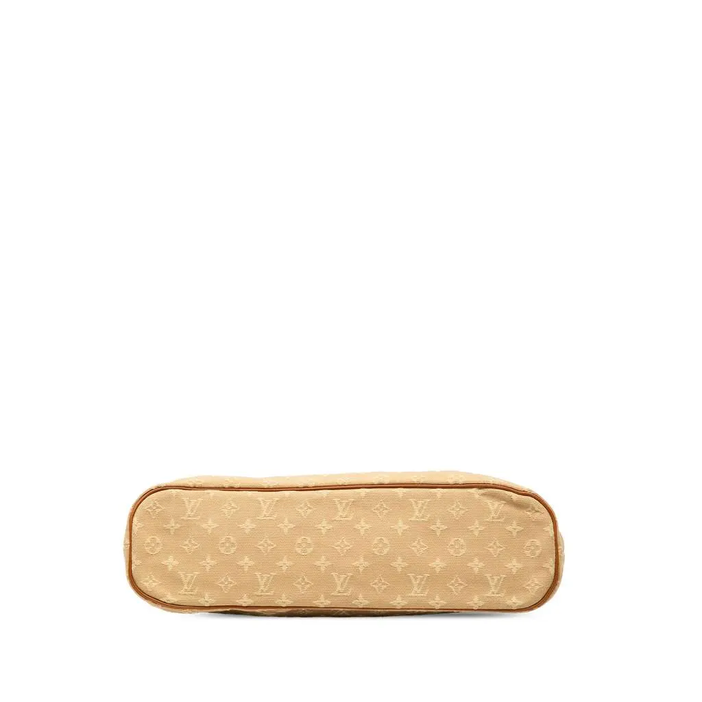 Louis Vuitton Monogram Mini Lin Lucille PM Brown Canvas Very good - Inside View