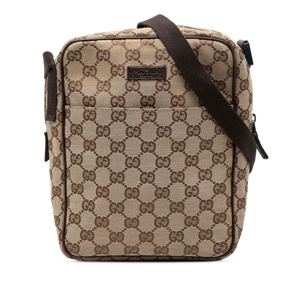 Gucci حقيبة كروسبودي من قماش جي جي.