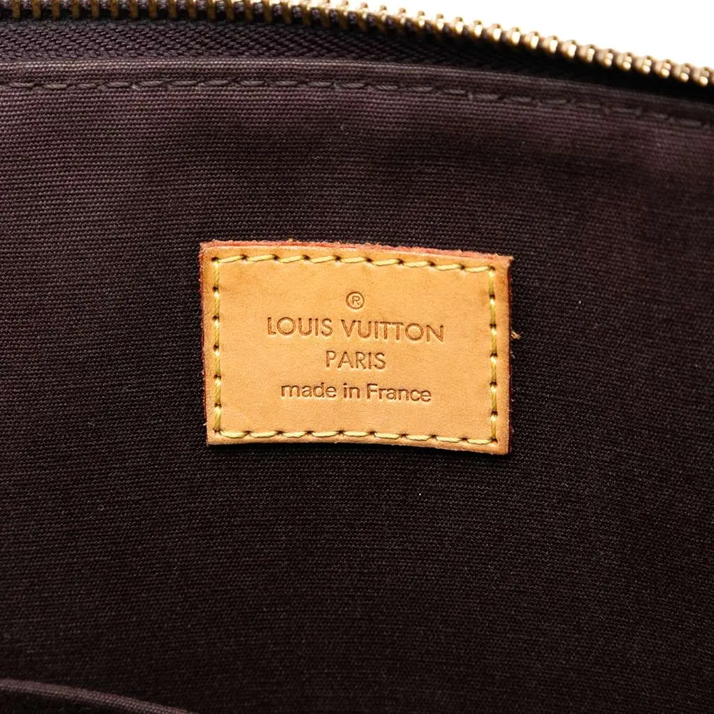 Louis Vuitton Monogram Vernis Bellevue GM Purple Leather Very good - Box View