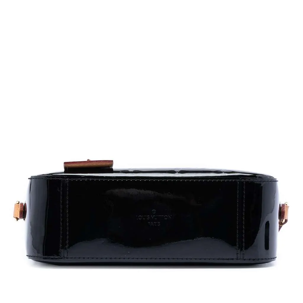 Louis Vuitton Monogram Vernis Santa Monica Camera Bag Black Leather Very good - Inside View