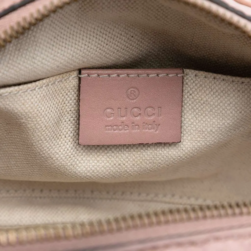 Gucci Microguccissima Sunshine Disco Camera Bag Pink Leather Very good - Box View