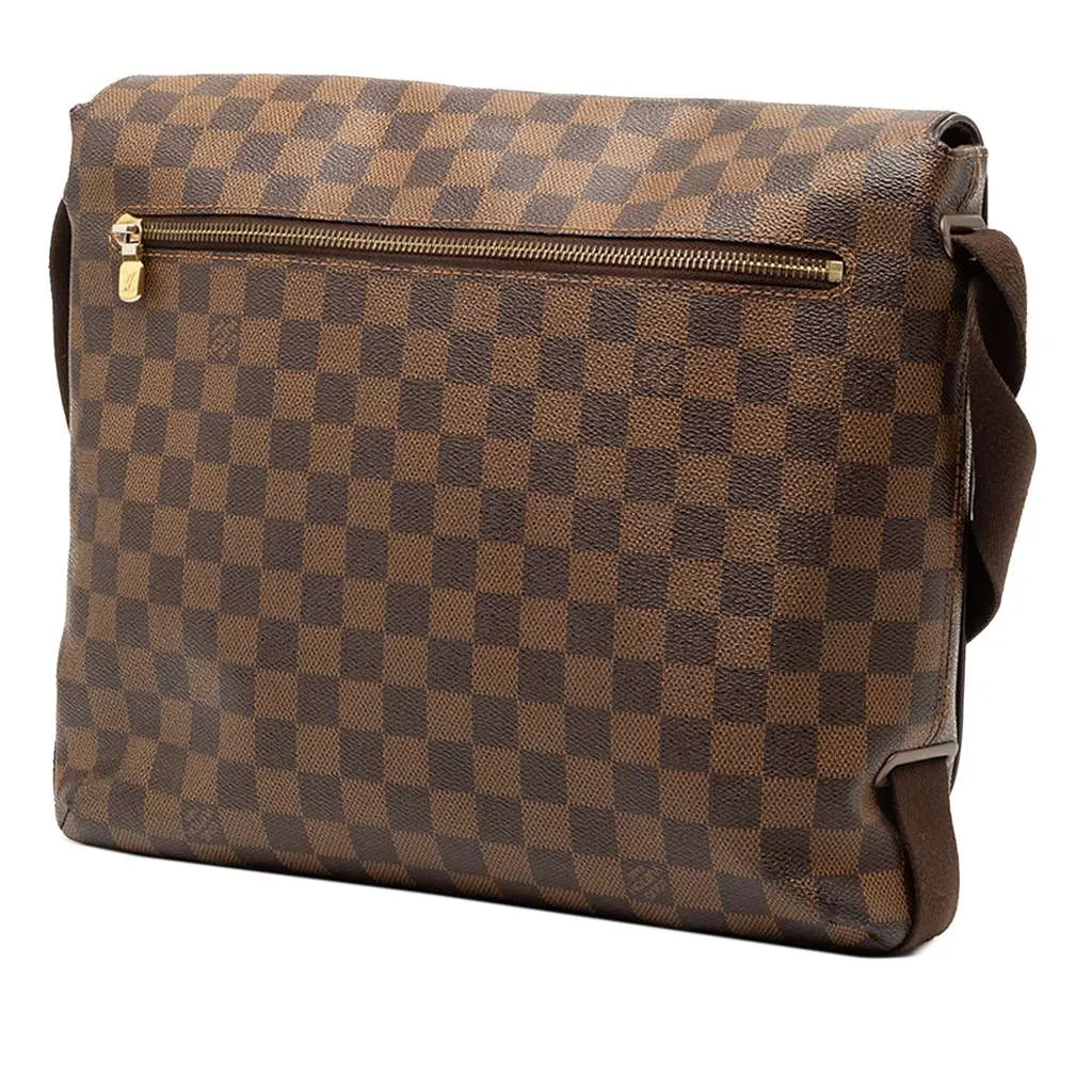 Louis Vuitton Damier Ebene Brooklyn MM Brown Very good - Back View