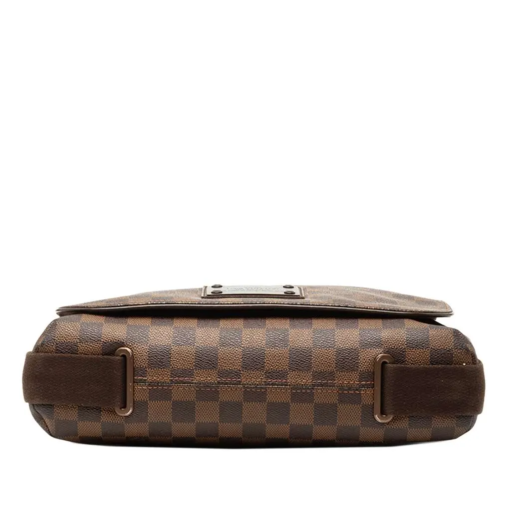 Louis Vuitton Damier Ebene Brooklyn MM Brown Very good - Inside View