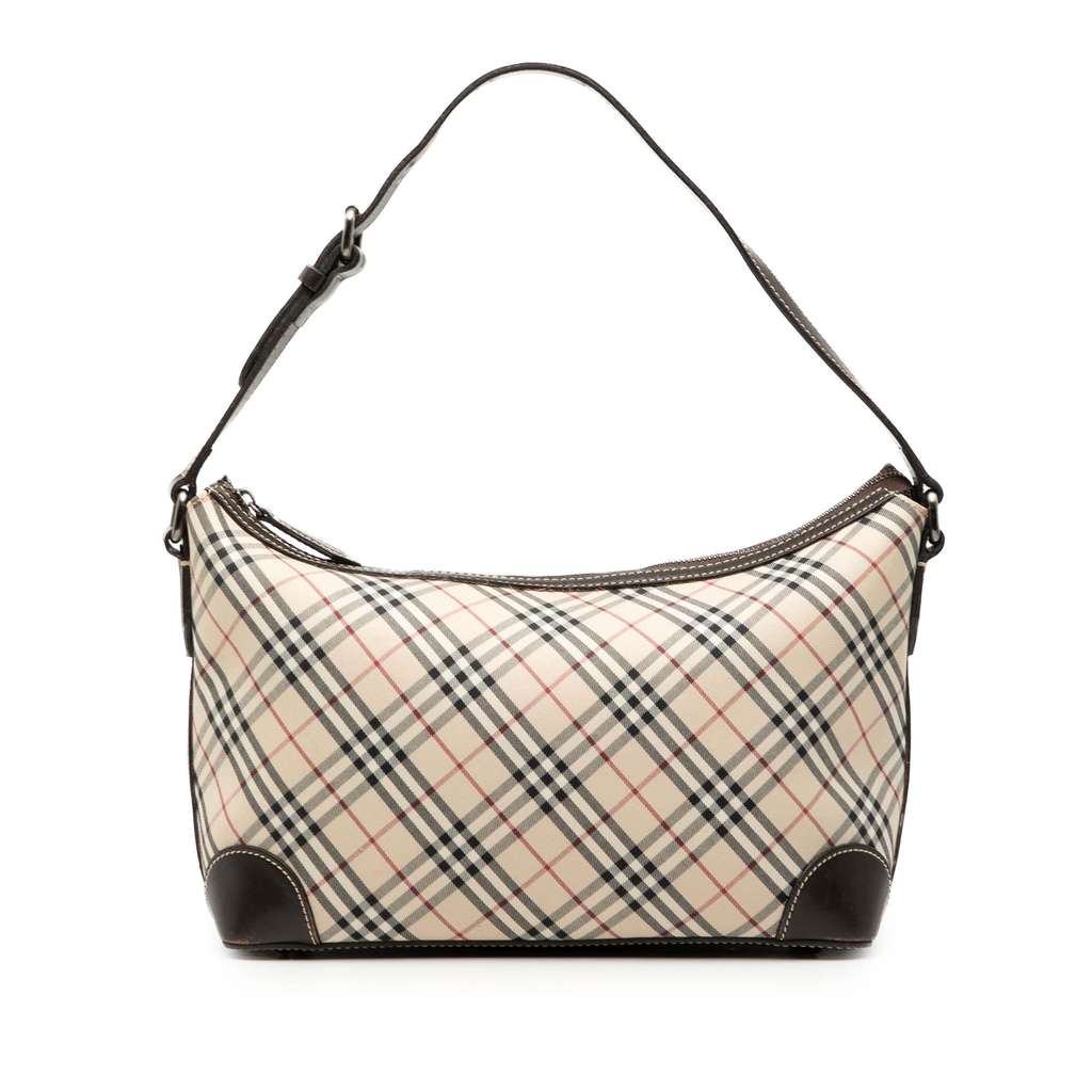 Burberry Nova Check Canvas Shoulder Bag