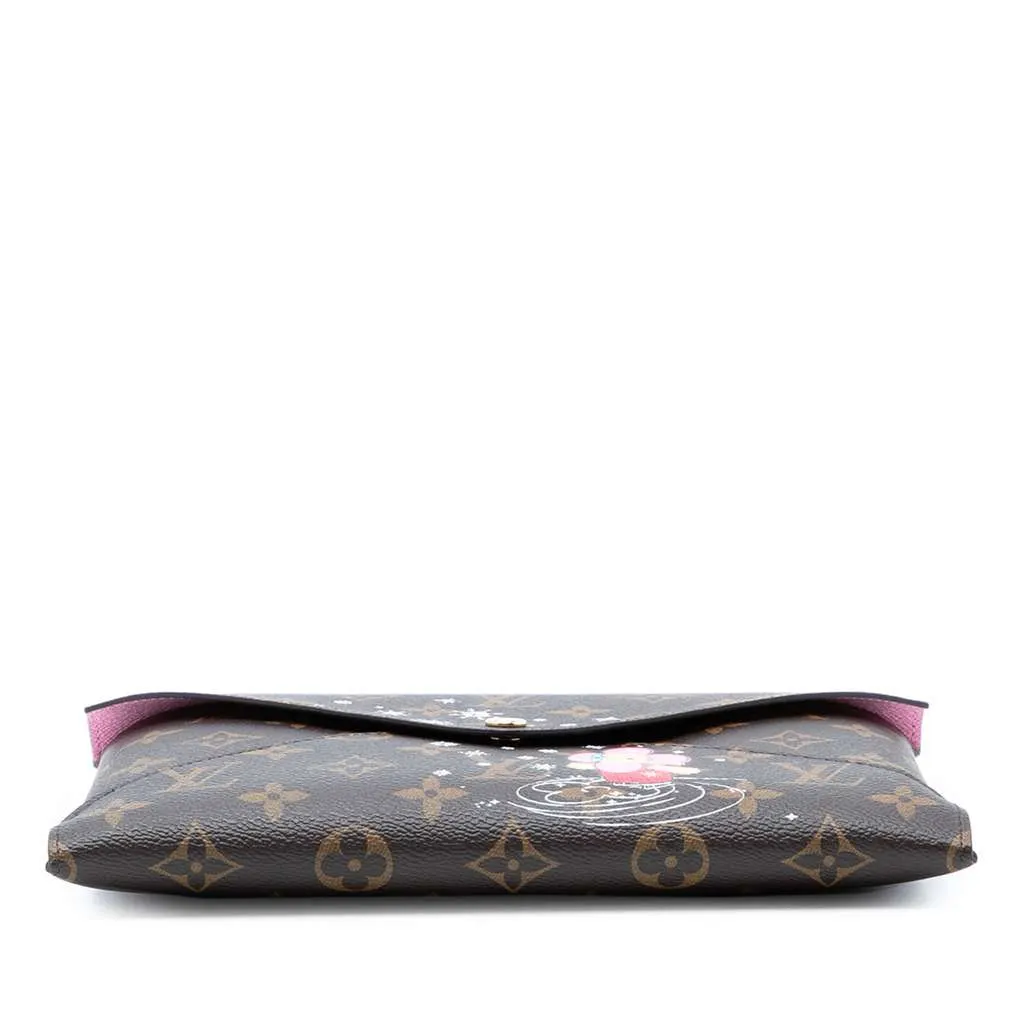 Louis Vuitton Monogram Christmas Animation Vivienne Kirigami Pochette GM Brown Very good - Inside View