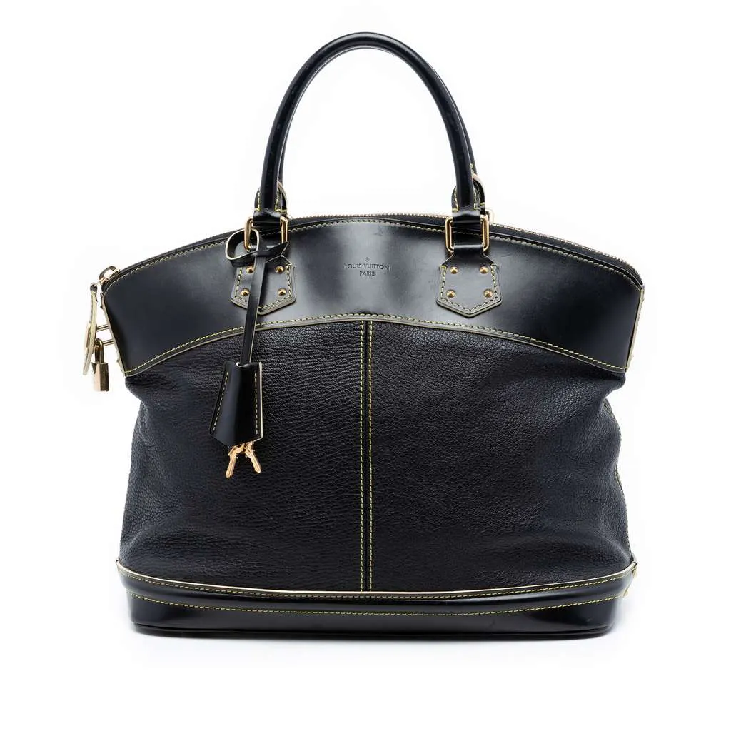 Louis Vuitton Suhali Lockit PM Black Leather Very good - Front View