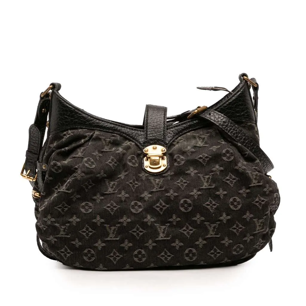 Louis Vuitton Monogram Denim Mahina XS Black Denim Very good - Front View