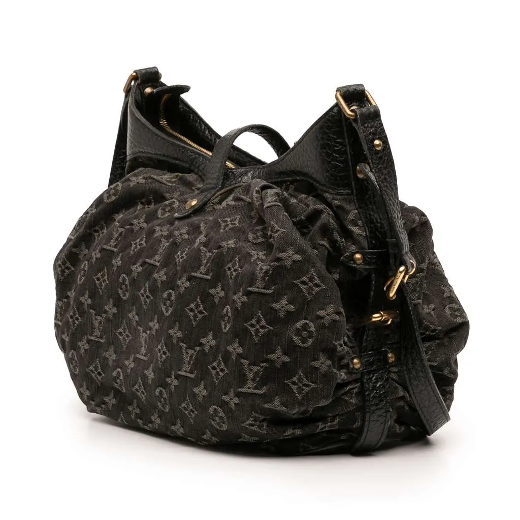 Louis Vuitton Monogram Denim Mahina XS Black Denim Very good - Back View