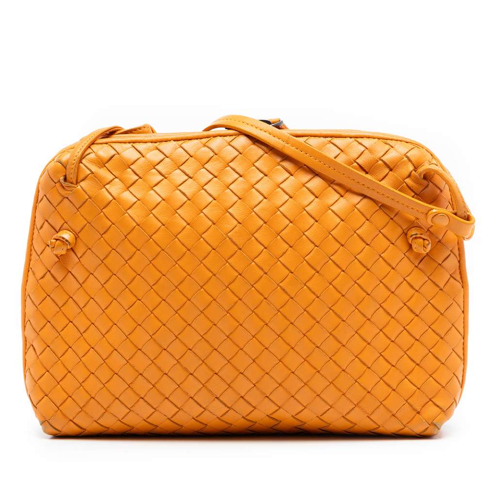 Bottega Veneta Nappa Intrecciato Nodini Crossbody