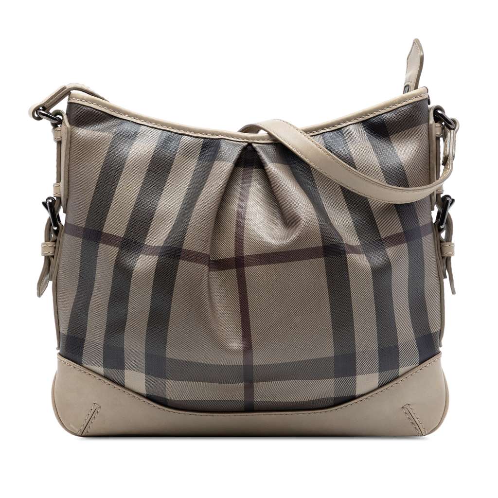 Burberry Smoke Check Coated Canvas Hartham Crossbody