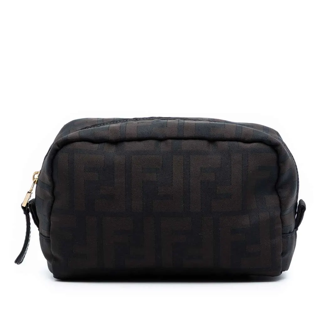 Fendi Zucca Canvas Pouch Brown Canvas Very good - Front View