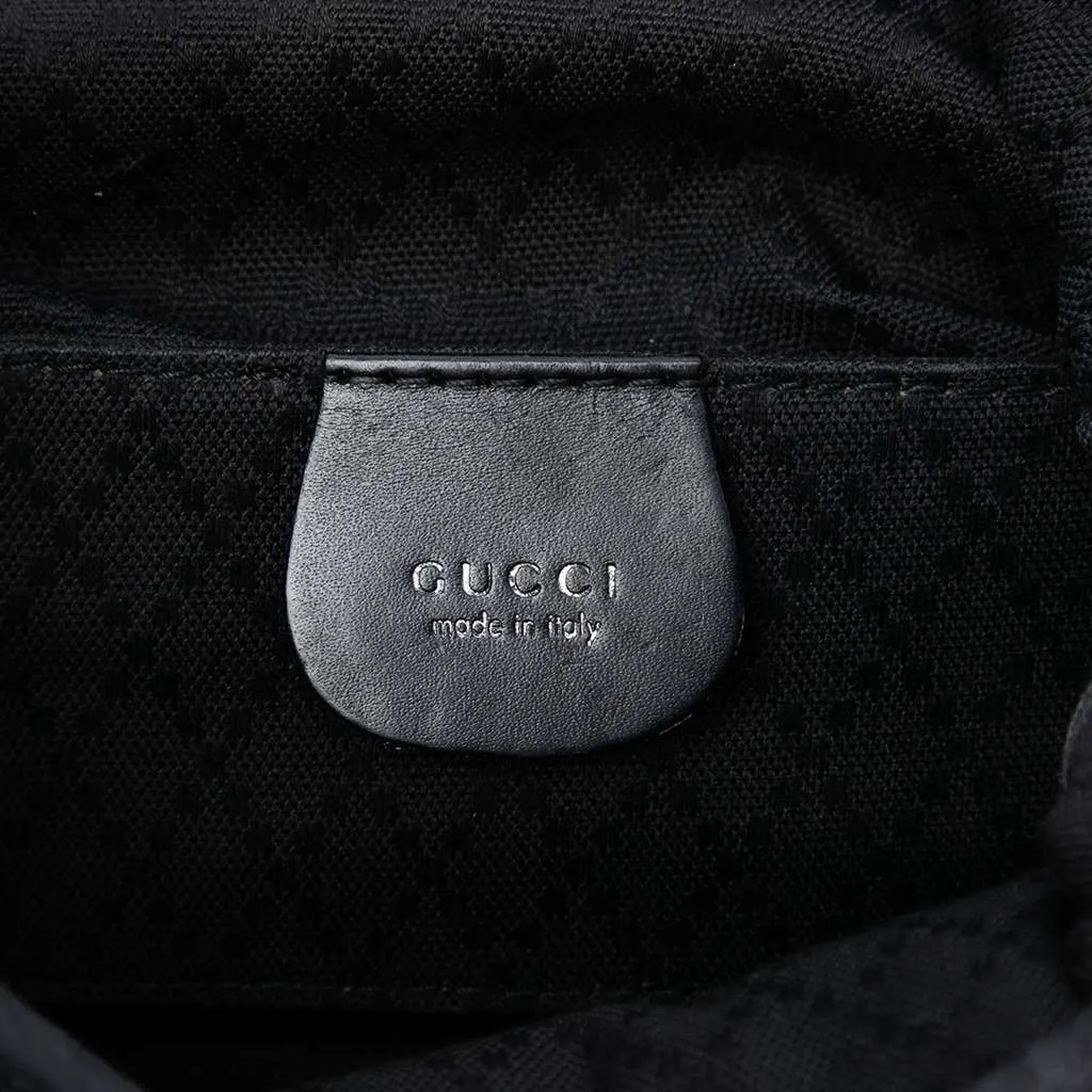Gucci Nylon Shoulder Bag Black Polyamide Good - Box View