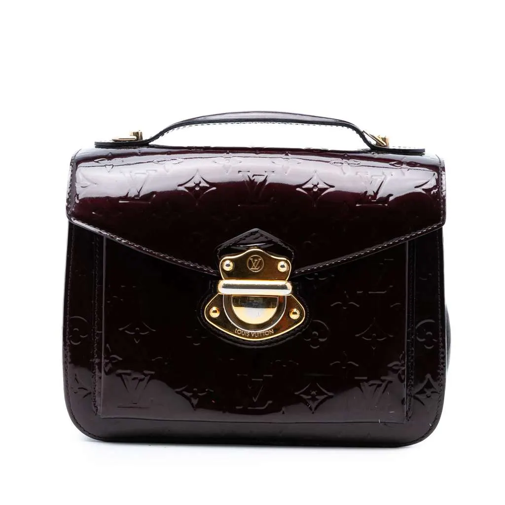 Louis Vuitton Monogram Vernis Mirada Purple Leather Very good - Front View