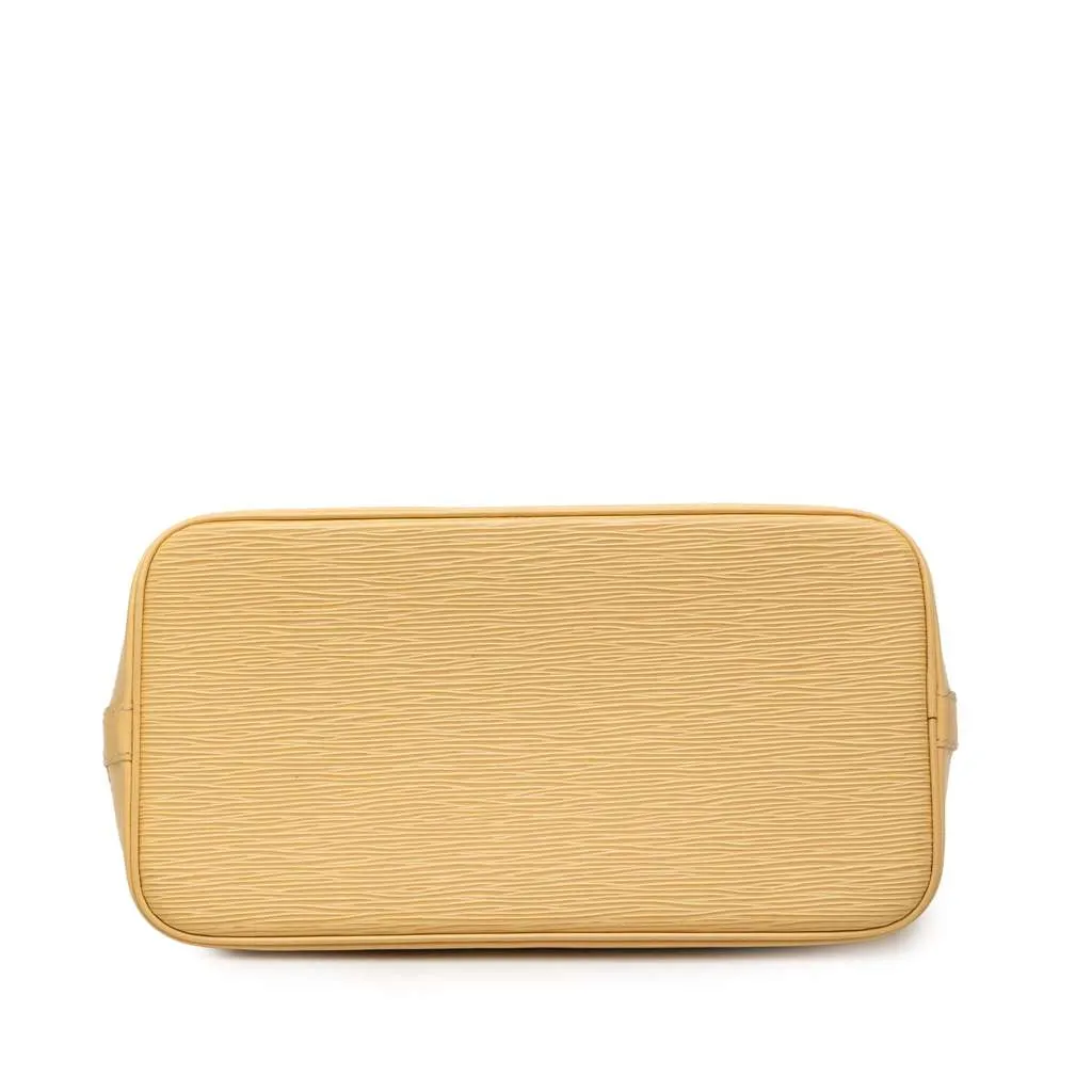 Louis Vuitton Epi Alma PM Yellow Leather Very good - Inside View