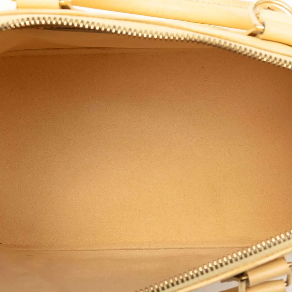 Louis Vuitton Epi Alma PM Yellow Leather Very good - Model View