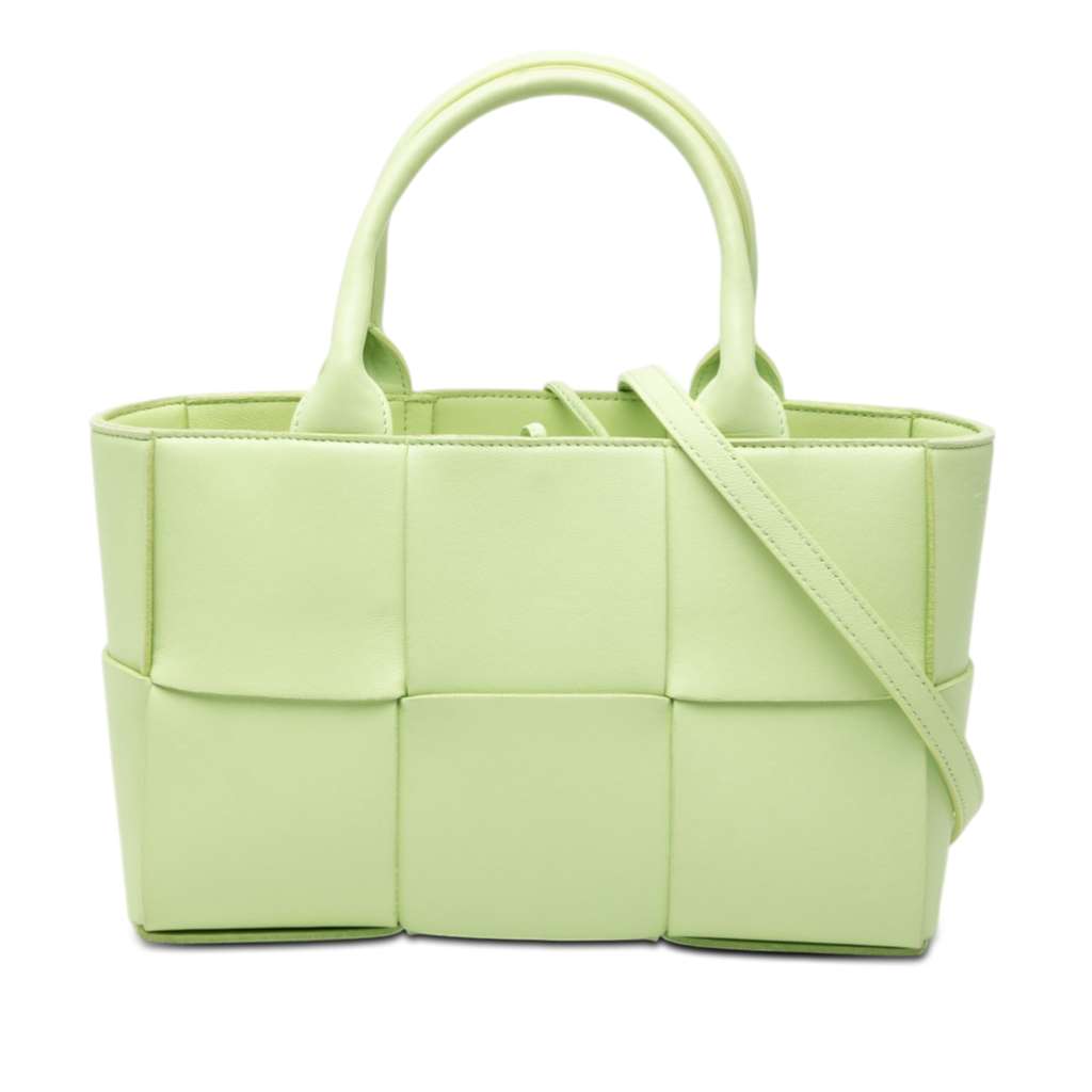 Bottega Veneta Mini Nappa Maxi Intrecciato Arco Tote