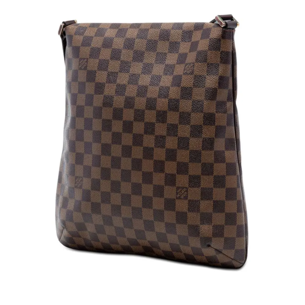 Louis Vuitton Damier Ebene Musette Salsa GM Brown Very good - Back View