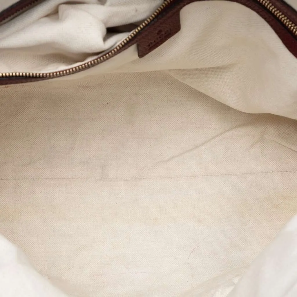 Gucci Medium GG Canvas Bree Dome Tote Beige Canvas Very good - Model View