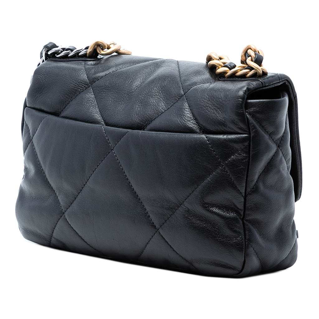 Chanel Medium Lambskin 19 Flap Black | Libas Collective