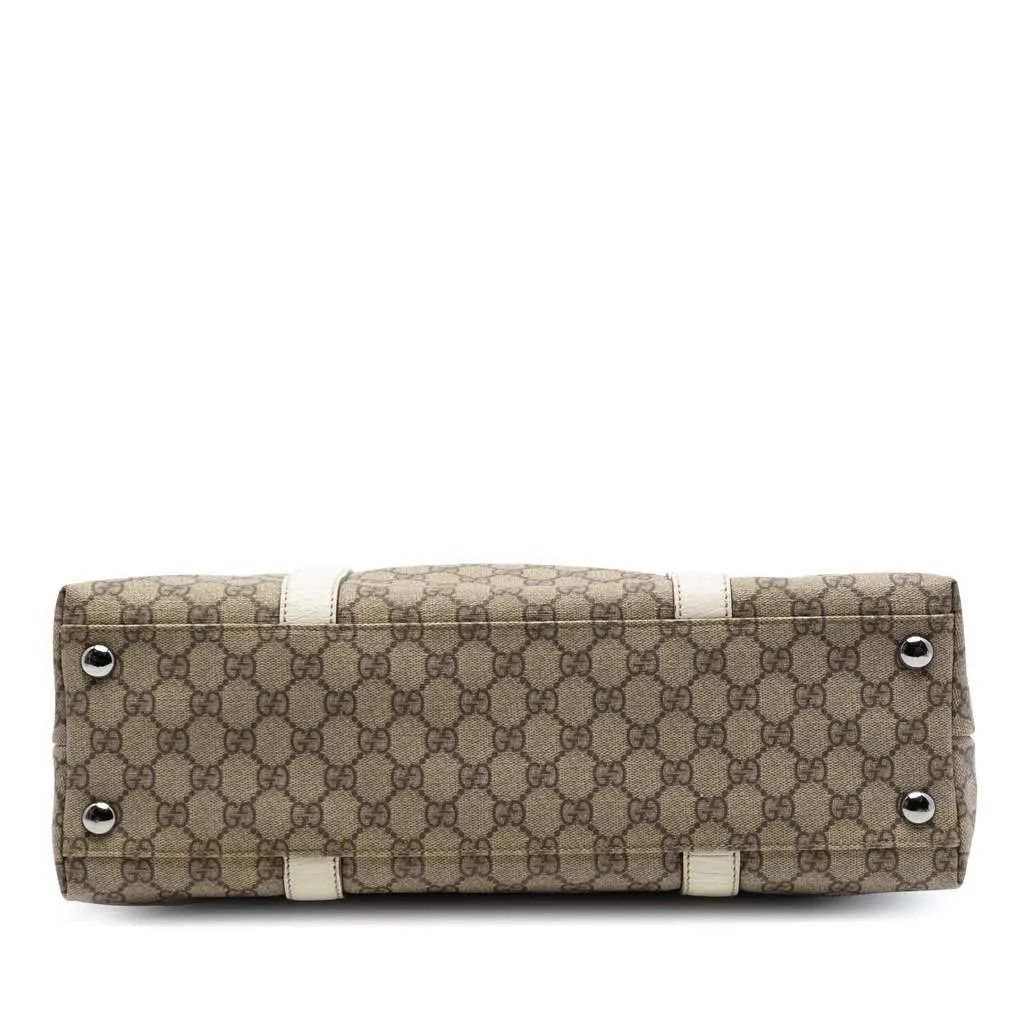 Gucci GG Supreme Joy Tote Beige Canvas Very good - Inside View