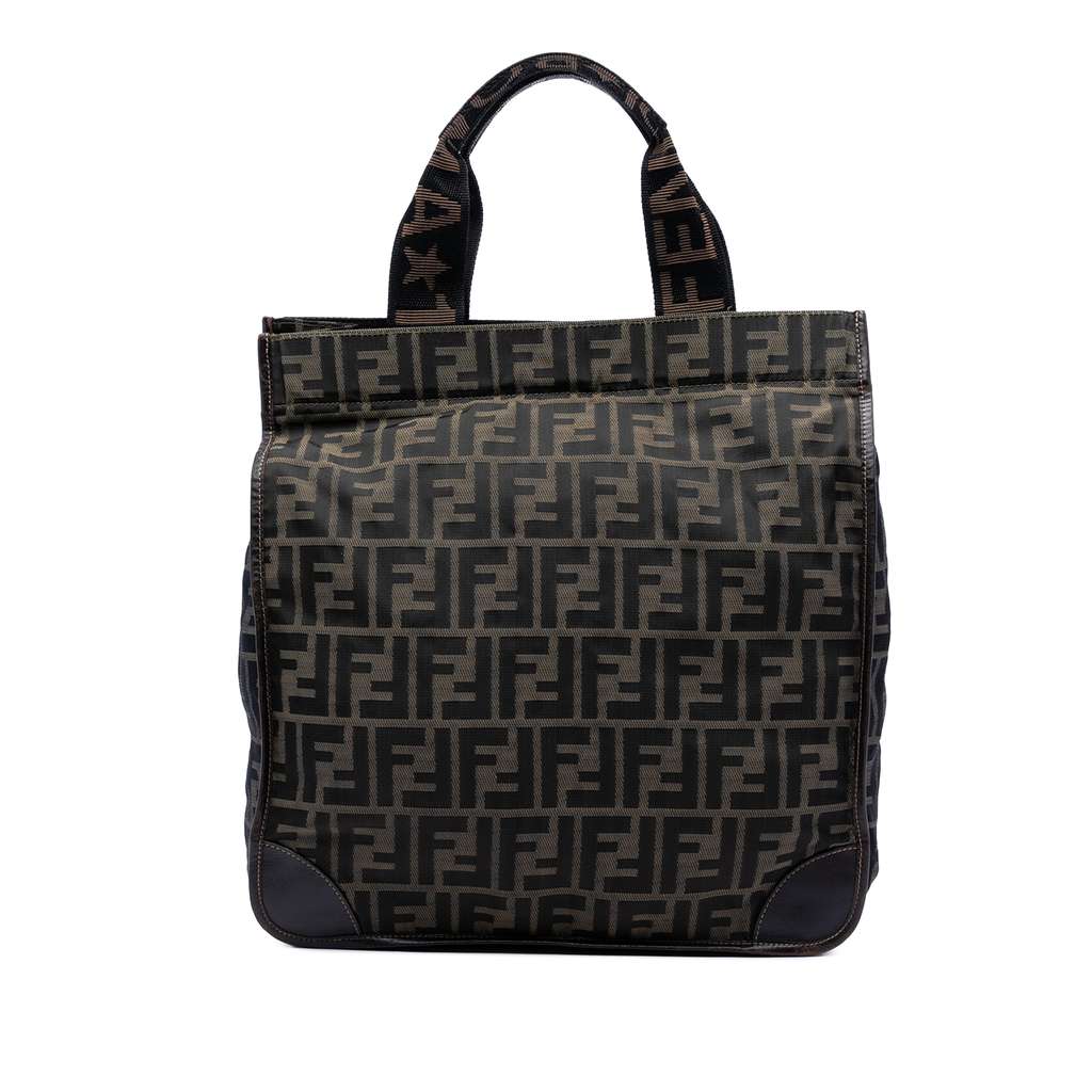Fendi Zucca Canvas Shopping Tote