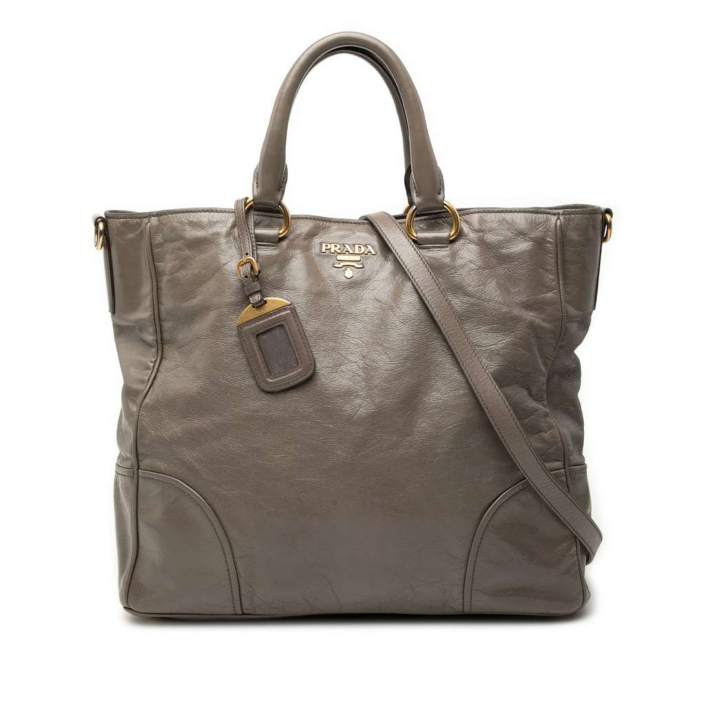 Prada Vitello Shine Satchel