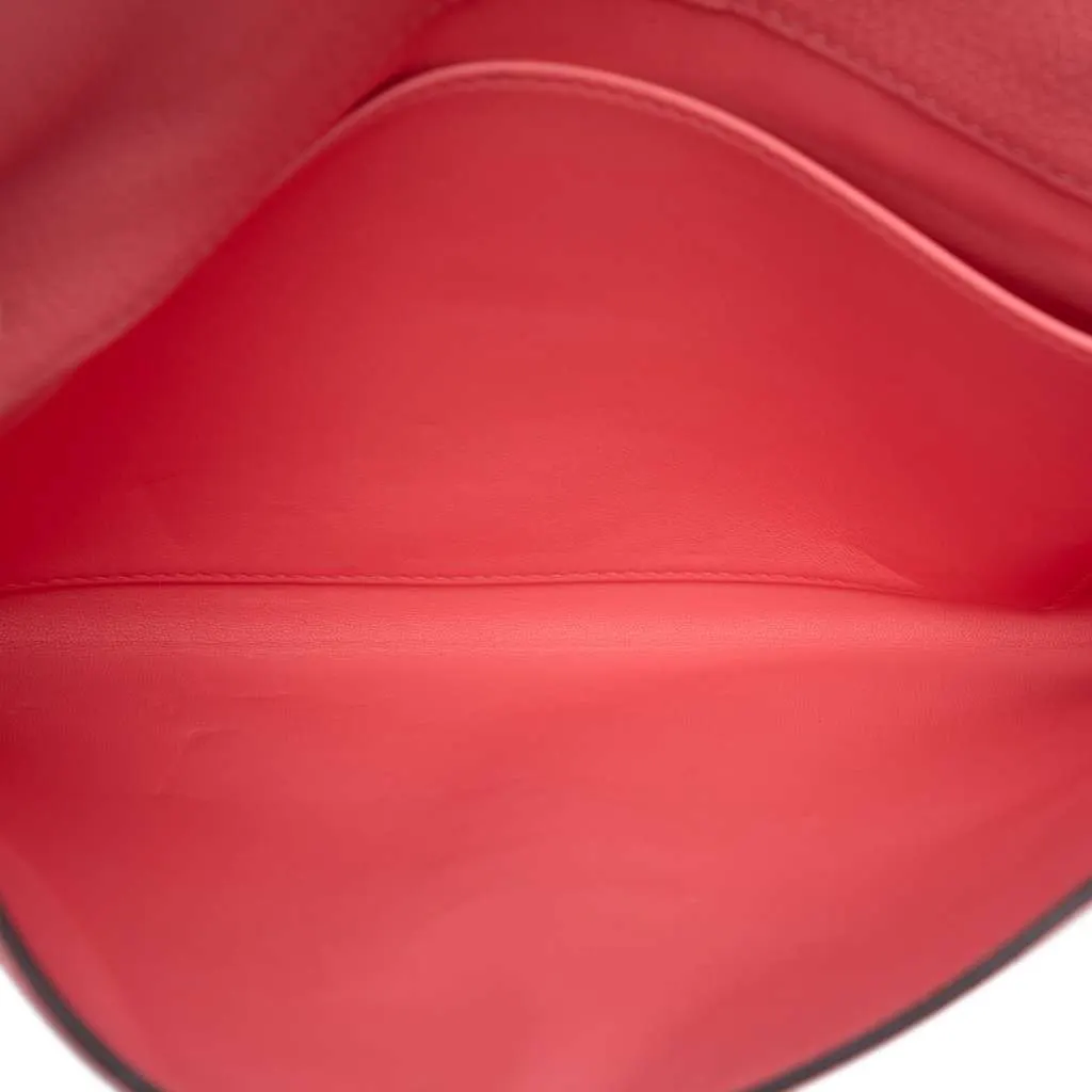 Hermès Chevre Mysore Cinhetic Clutch Pink Leather Very good - Model View
