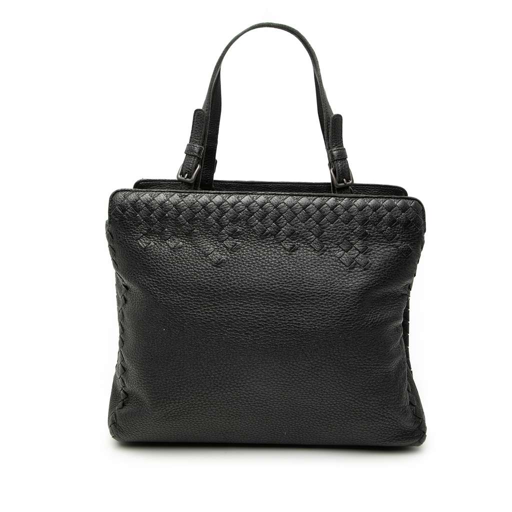 Bottega Veneta Grained Calfskin Intrecciato Tote