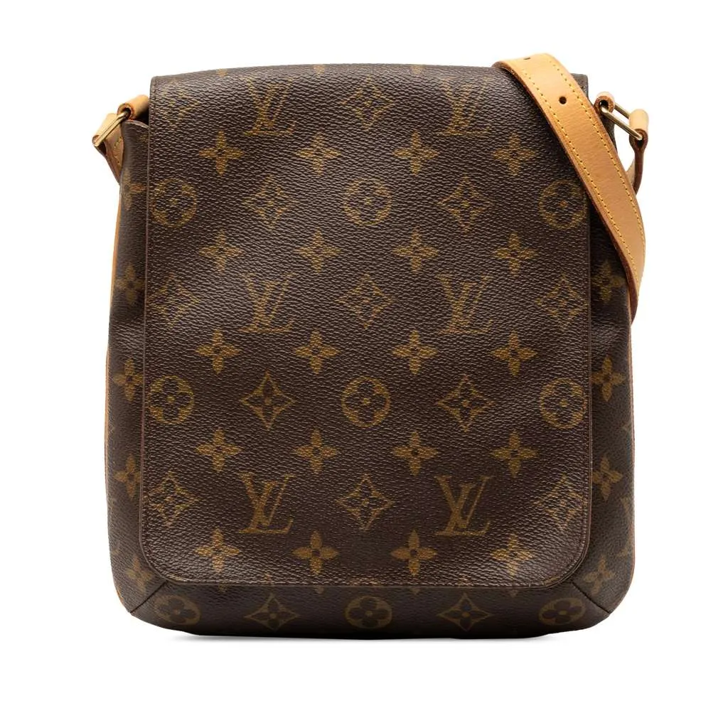 Louis Vuitton Monogram Musette Salsa PM Short Strap Brown Very good - Front View