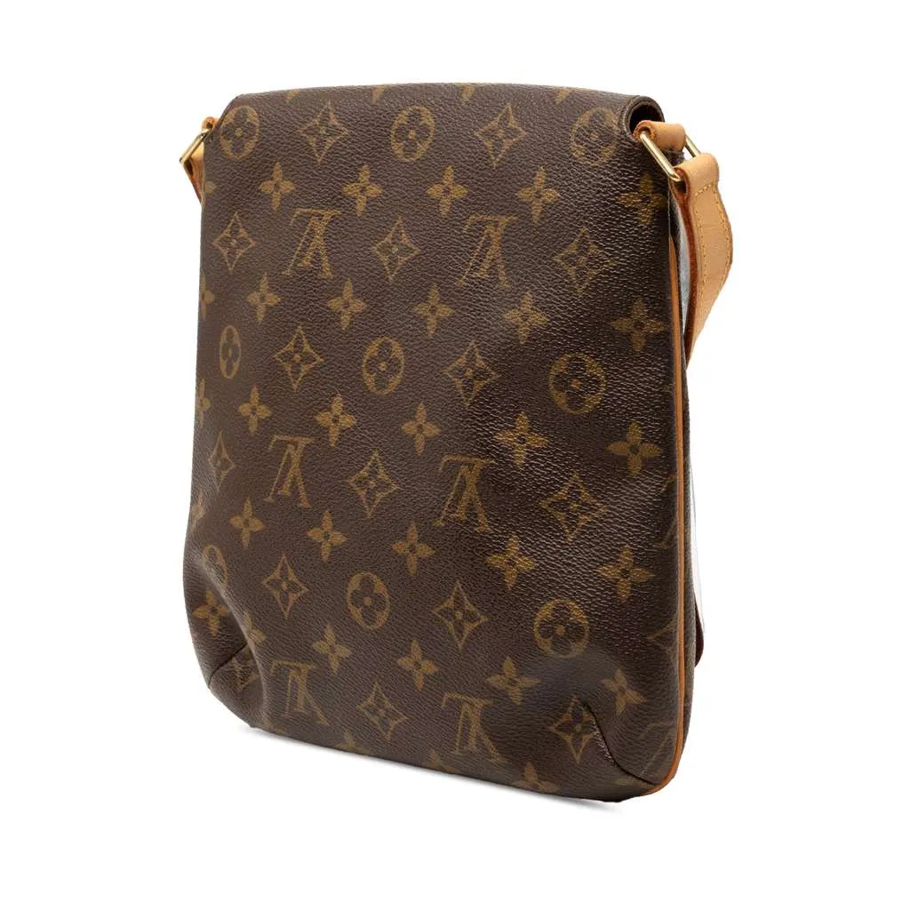 Louis Vuitton Monogram Musette Salsa PM Short Strap Brown Very good - Back View
