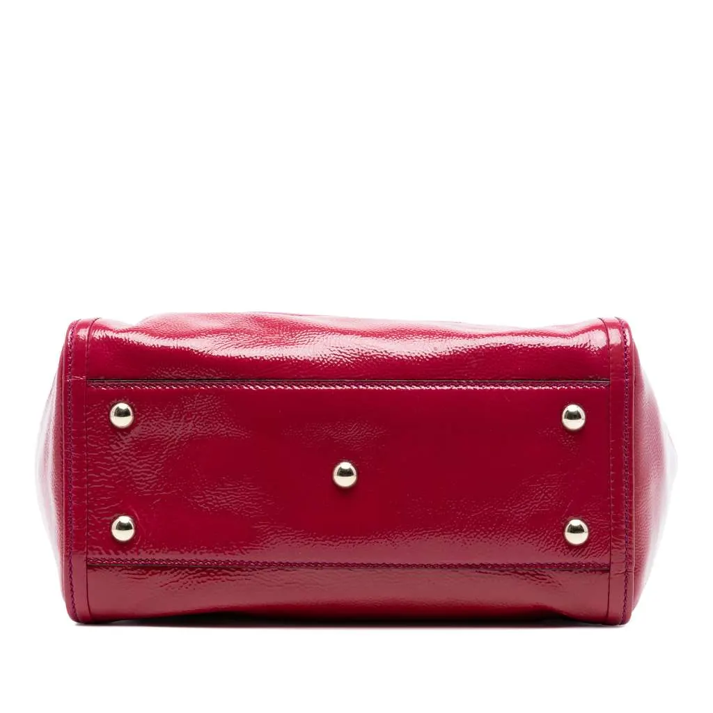 Gucci Small Patent Soho Satchel Pink Leather Very good - Inside View