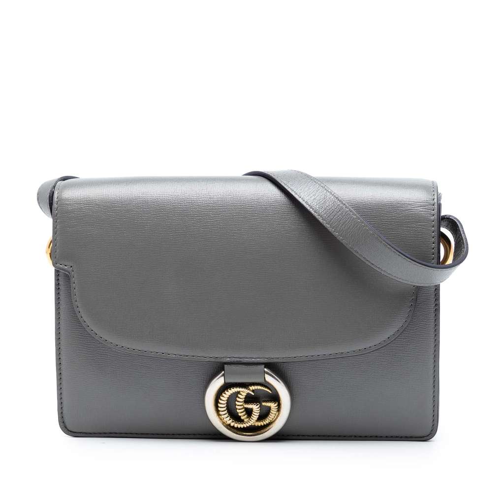 Gucci Small Textured Calfskin GG Ring Torchon Crossbody