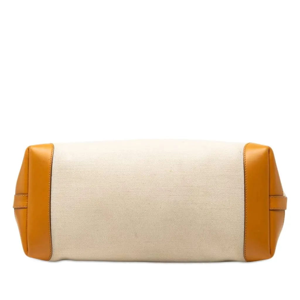 Gucci Medium Canvas Craft Tote Brown Canvas Very good - Inside View