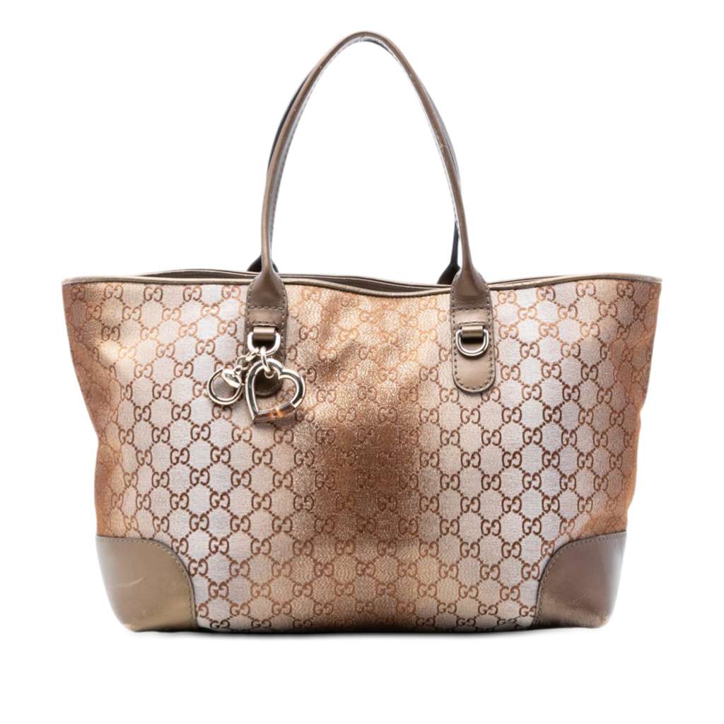 Gucci GG Lurex Heart Bit Tote