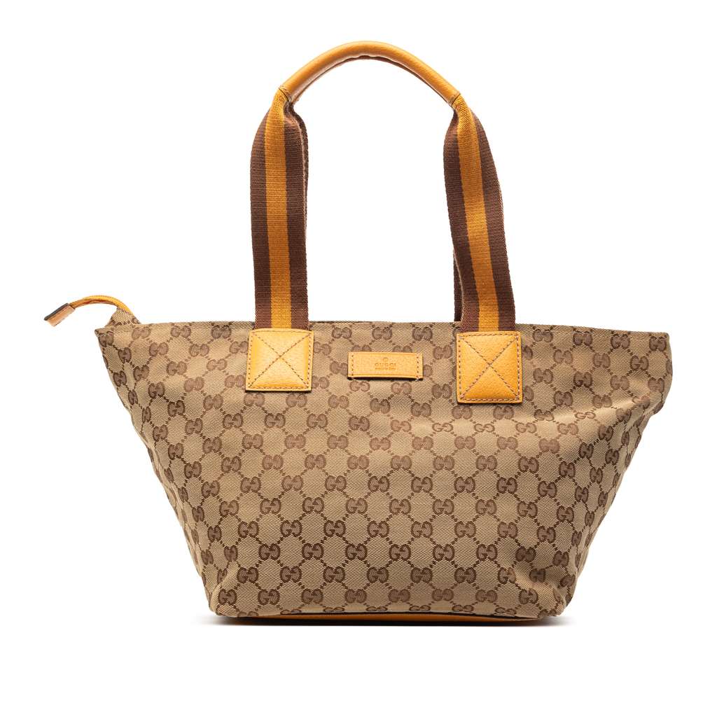 Gucci GG Canvas Web Tote