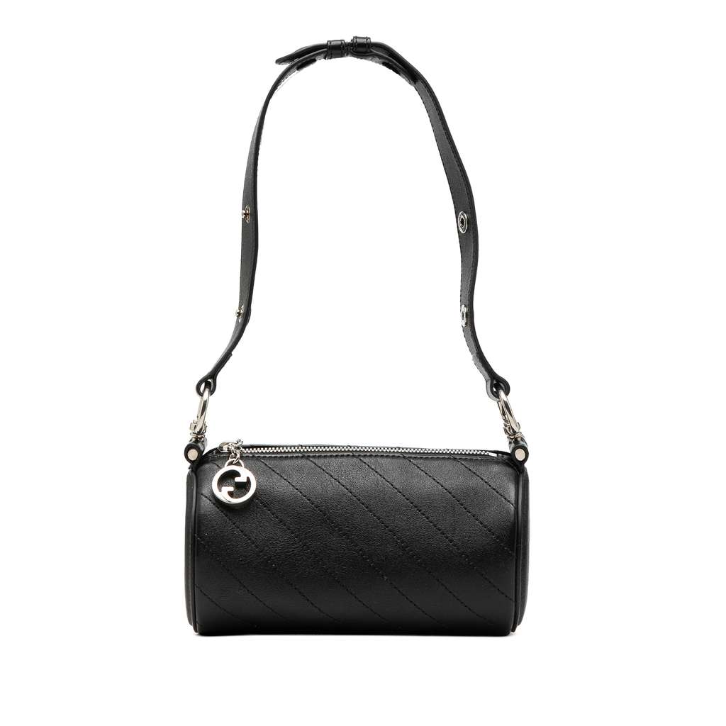 Gucci Mini Leather Blondie Barrel Shoulder Bag