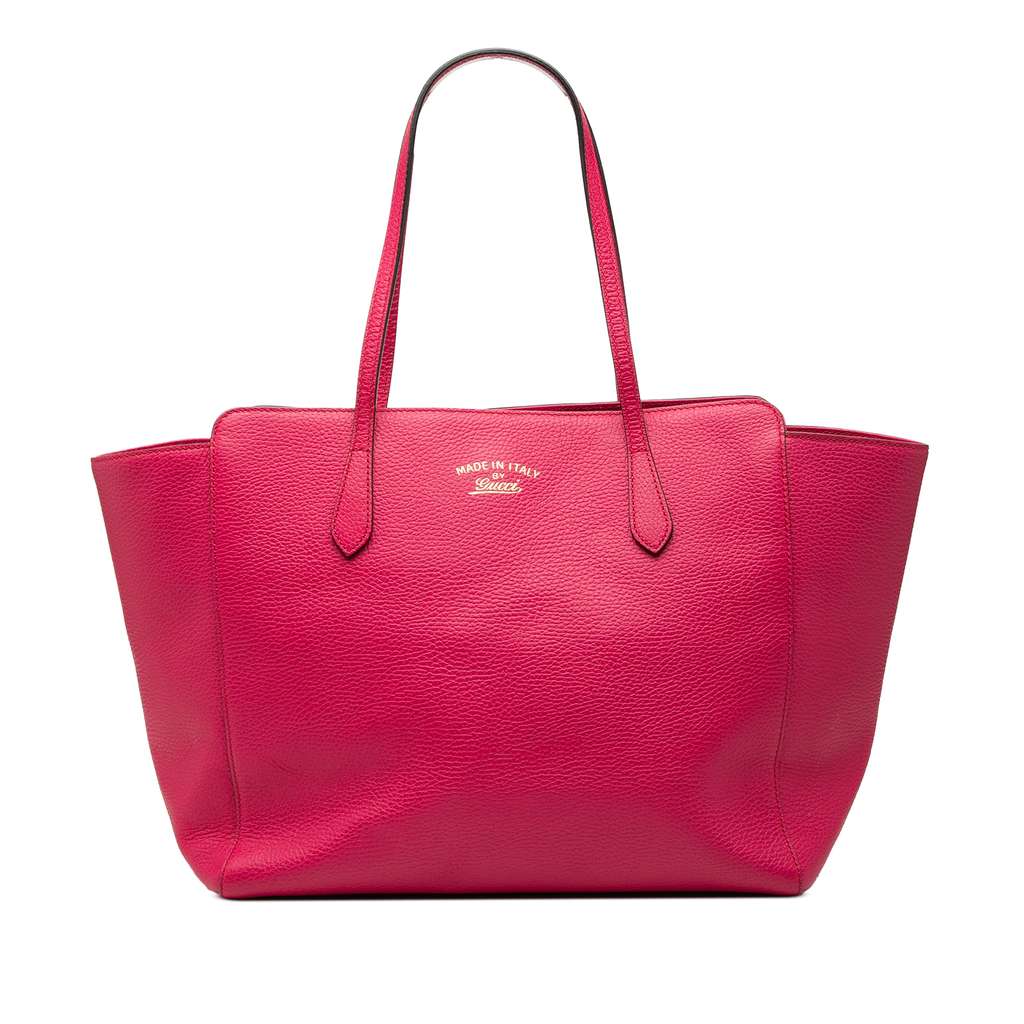 Gucci Medium Leather Swing Tote