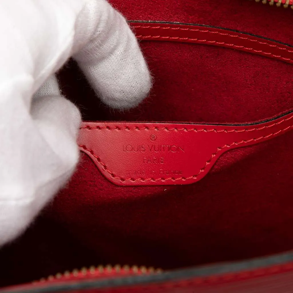 Louis Vuitton Epi Saint Jacques PM Long Strap Red Leather Very good - Box View