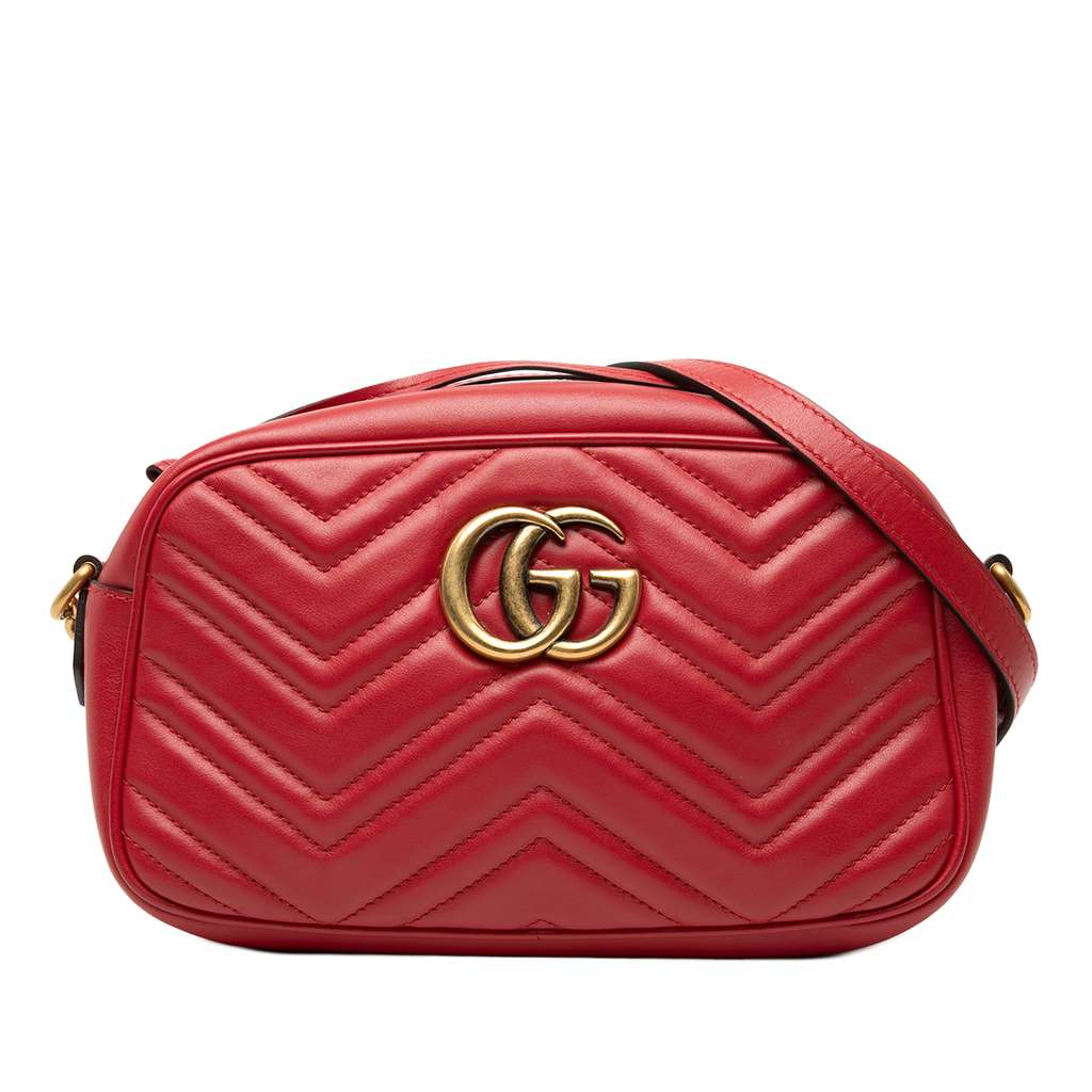 Gucci Small GG Marmont Matelasse Leather Crossbody