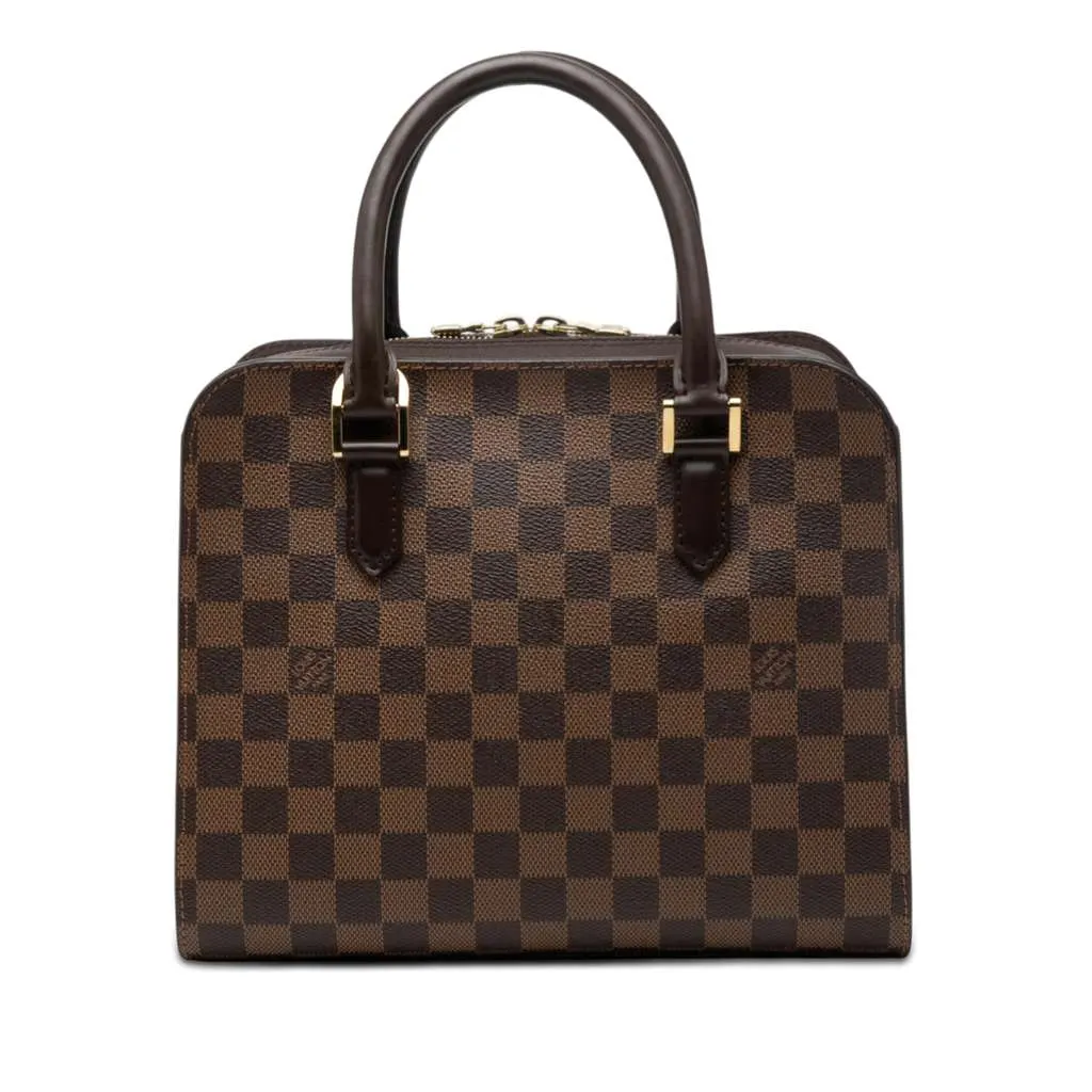 Louis Vuitton Damier Ebene Triana Brown Very good - Front View