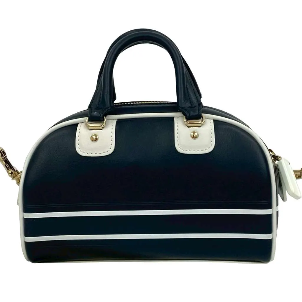 Dior Micro Leather Dior Vibe Zip Bowling Bag Blue Leather Very good - Inside View
