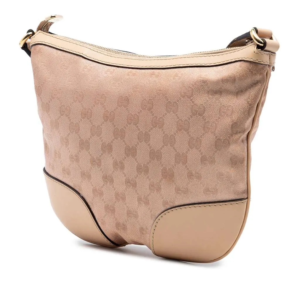 Gucci GG Canvas Lovely Crossbody Brown Canvas Good - Back View