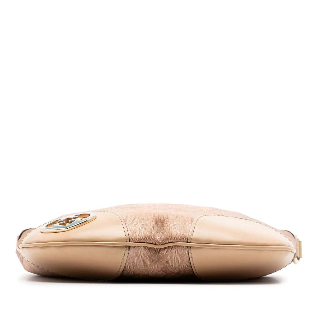 Gucci GG Canvas Lovely Crossbody Brown Canvas Good - Inside View