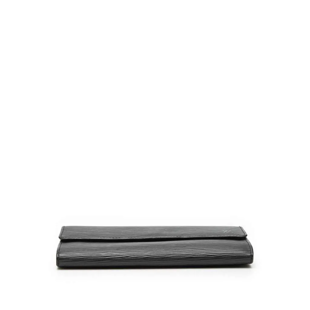 Louis Vuitton Epi Porte Tresor International Long Wallet Black Leather Very good - Inside View