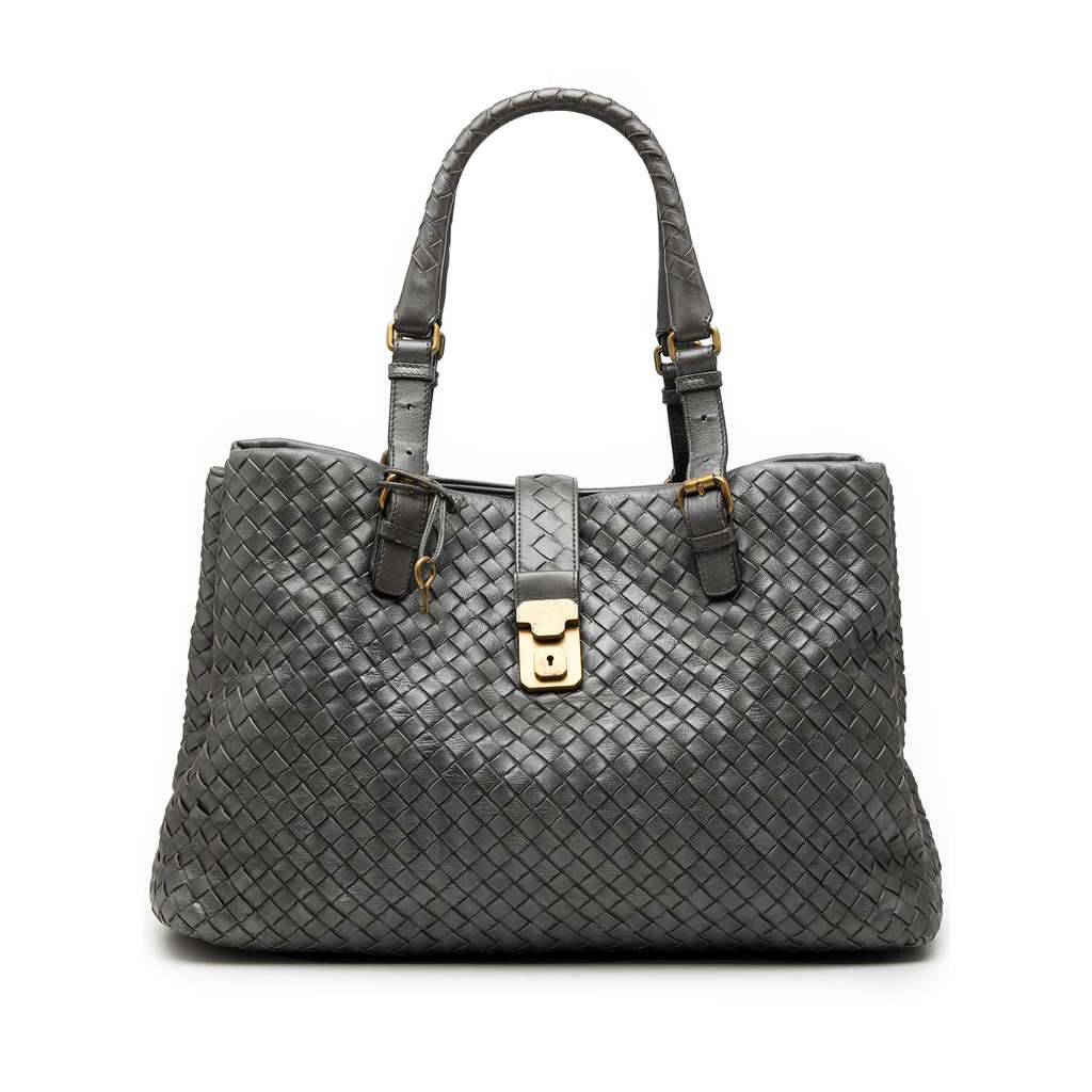 Bottega Veneta Medium Nappa Intrecciato Roma Tote