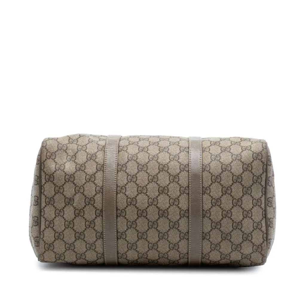 Gucci Medium GG Supreme Joy Boston Bag Beige Canvas Very good - Inside View