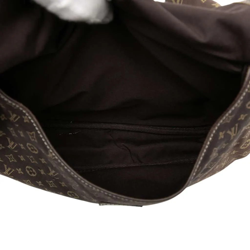 Louis Vuitton Monogram Mini Lin Saumur 30 Brown Canvas Very good - Model View