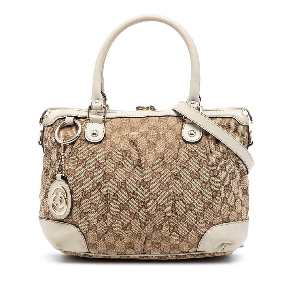 Gucci GG Canvas Sukey Satchel